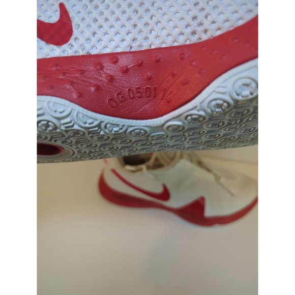 NIKE PG 4 TB PROMO PAUL GEORGE TEAM BASKETBALL WHITE RED CW4134 114 sz 9.5 - Picture 9 of 9